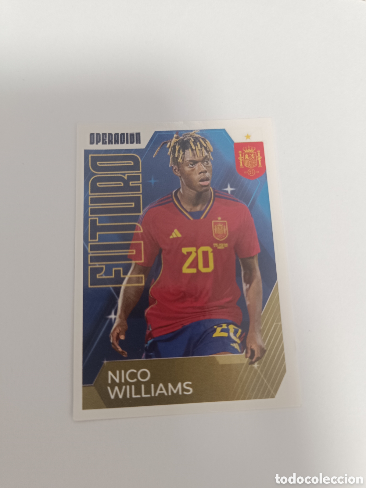 Cromos de f&uacute;tbol: Vamos selecci&oacute;n euro 2024 carrefour 70 Nico williams