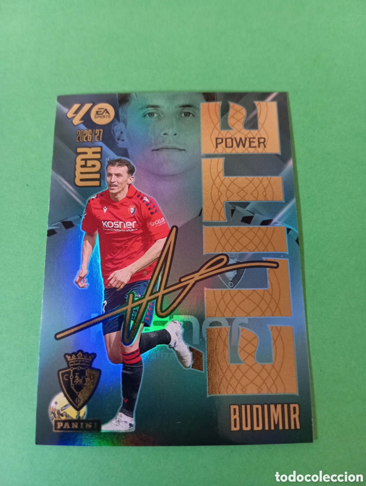Fu&szlig;ball-Sticker: Budimir Osasuna ELITE POWER n&deg;3P / PANINI MEGACRACKS 2026/2027