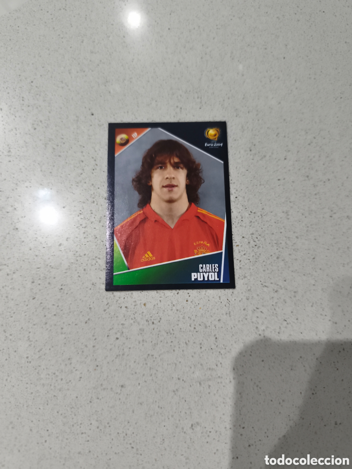 Cromos de f&uacute;tbol: CROMO N&Uacute;MERO 76 PUYOL ESPA&Ntilde;A. EUROCOPA 2004 PORTUGAL. PANINI.