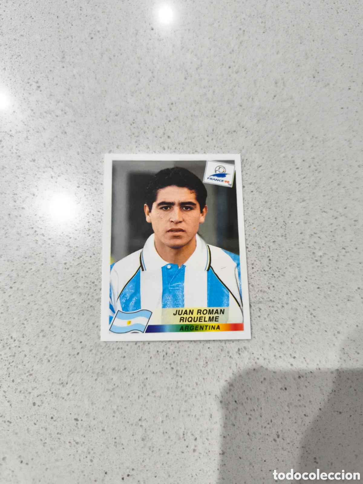 Cromos de f&uacute;tbol: CROMO ROOKIE N&Uacute;MERO 509 RIQUELME ARGENTINA. MUNDIAL 1998. PANINI.