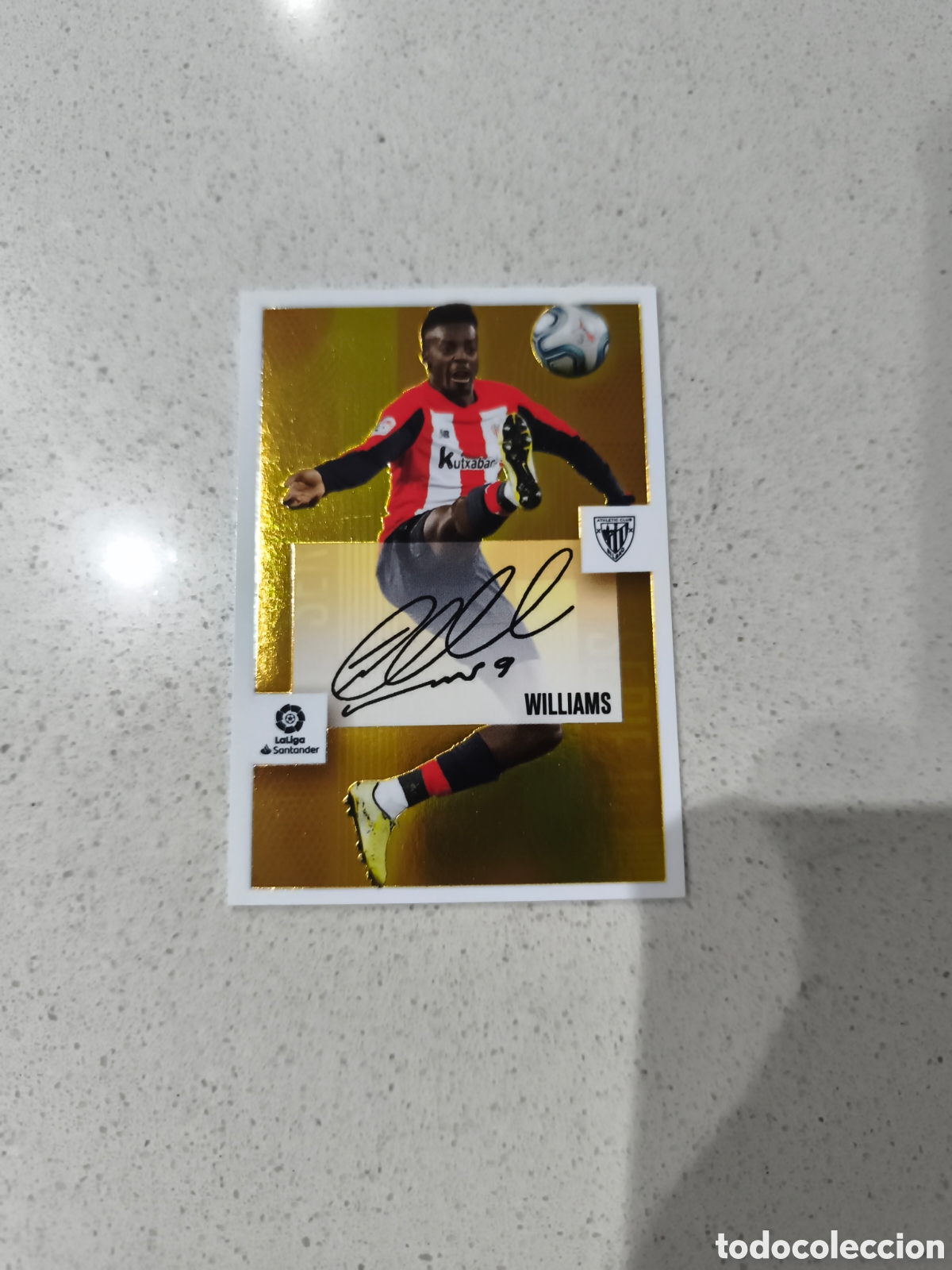Cromos de f&uacute;tbol: CROMO SERIE 10 n&uacute;mero 24 I&Ntilde;AKI WILLIAMS ATHLETIC CLUB DE BILBAO LIGA ESTE 20/21. PANINI.