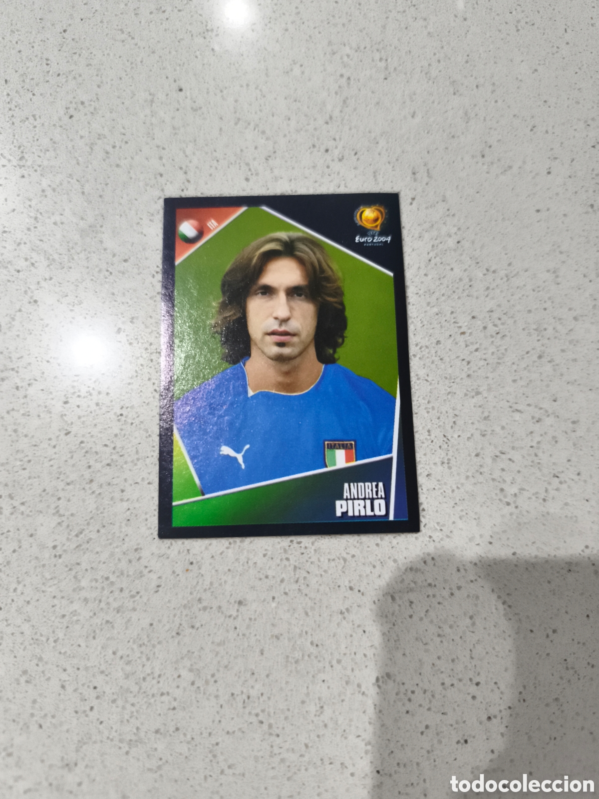 Cromos de f&uacute;tbol: CROMO ROOKIE N&Uacute;MERO 234 PIRLO ITALIA. EUROCOPA 2004 PORTUGAL. PANINI.