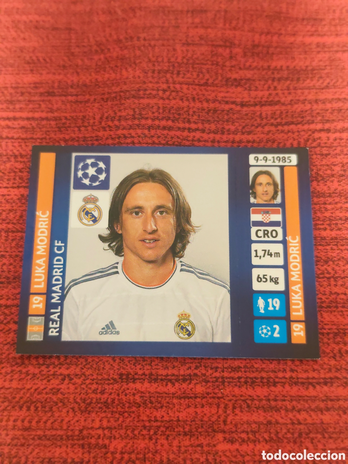 Cromos de f&uacute;tbol: 87 MODRIC REAL MADRID UCL UEFA CHAMPIONS LEAGUE 2013 2014 PANINI