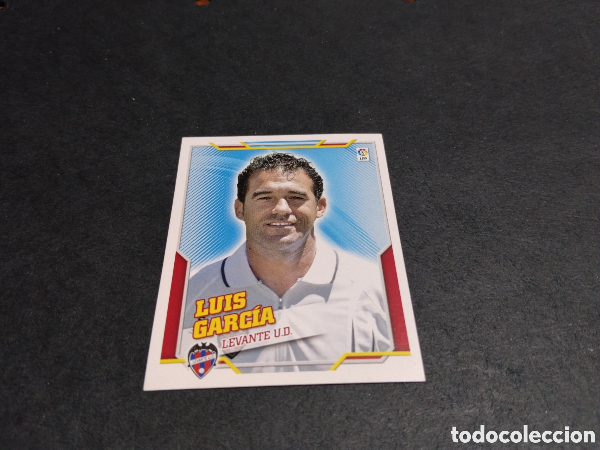 Cromos de f&uacute;tbol: Cromo futbol 2010-11 Luis Garc&iacute;a , Levante