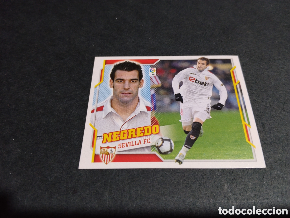 Cromos de f&uacute;tbol: Cromo futbol 2010-11 negredo, Sevilla
