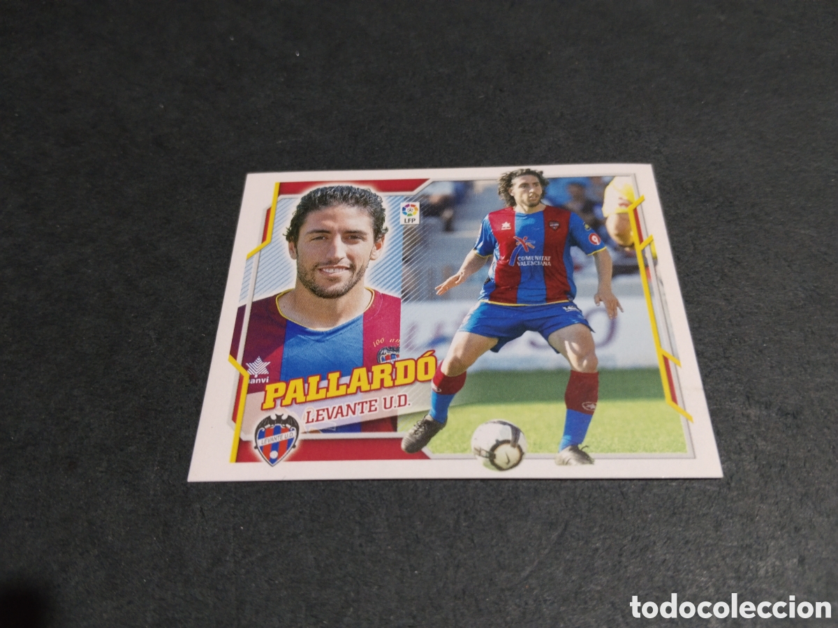 Cromos de f&uacute;tbol: Cromo futbol 2010-11 Pallardo, Levante