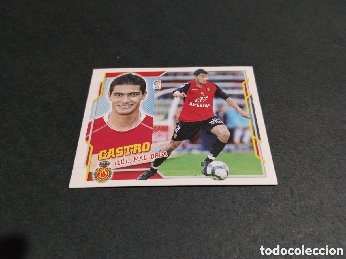 Cromos de f&uacute;tbol: Cromo futbol 2010-11 Castro, Mallorca