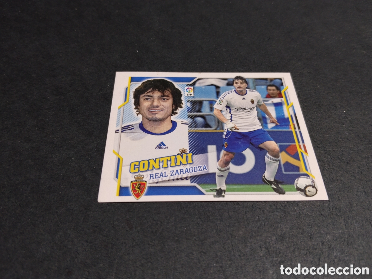 Cromos de f&uacute;tbol: Cromo futbol 2010-11 contini, Zaragoza