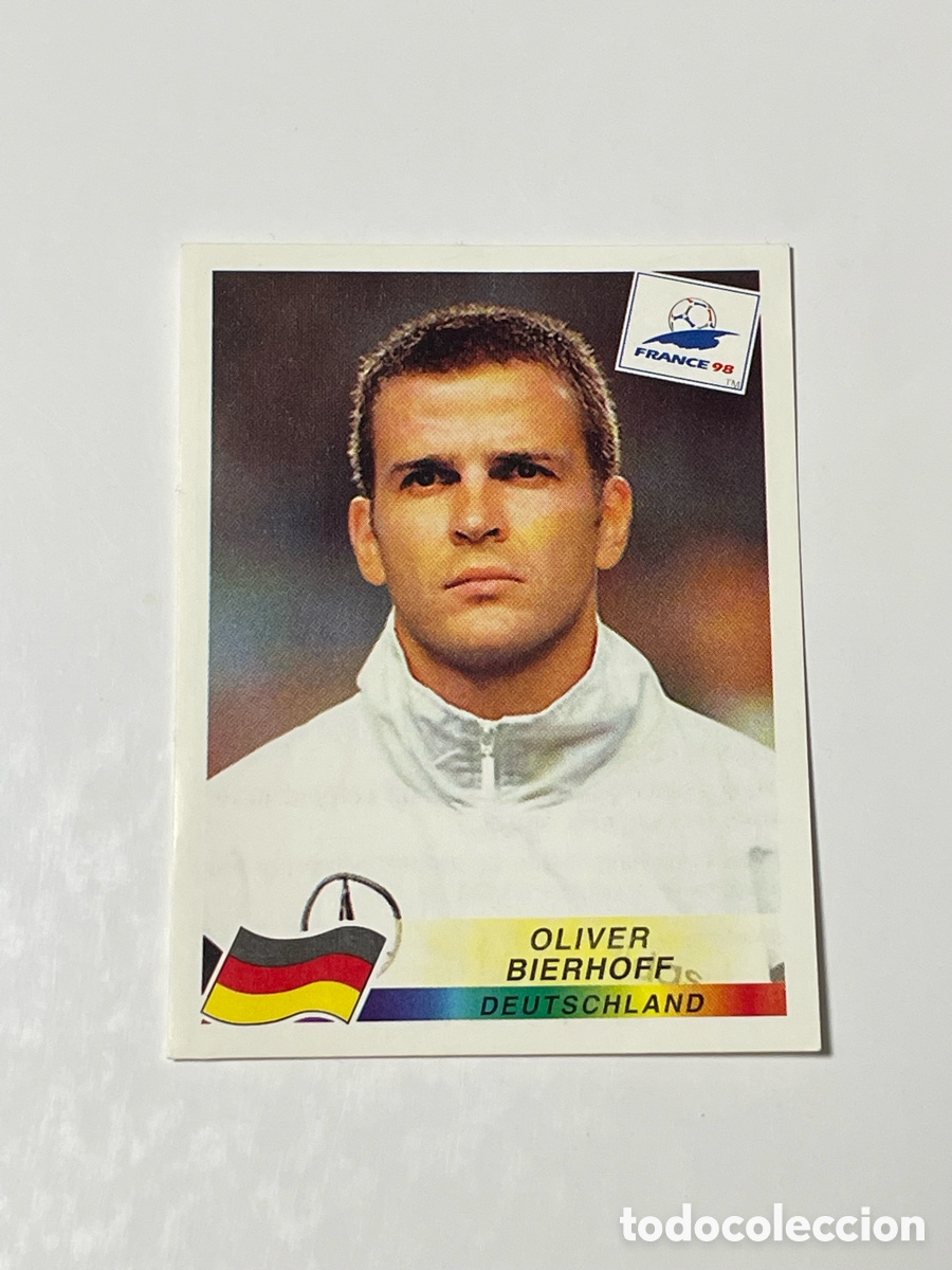 Cromos de f&uacute;tbol: Oliver Bierhoff Alemania Panini Francia &lsquo;98 #384