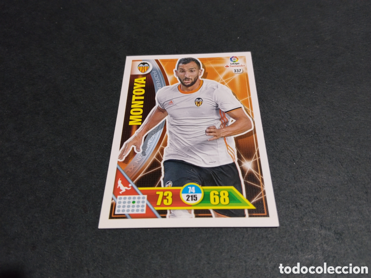 Fu&szlig;ball-Sticker: Cromo futbol Montoya, Valencia