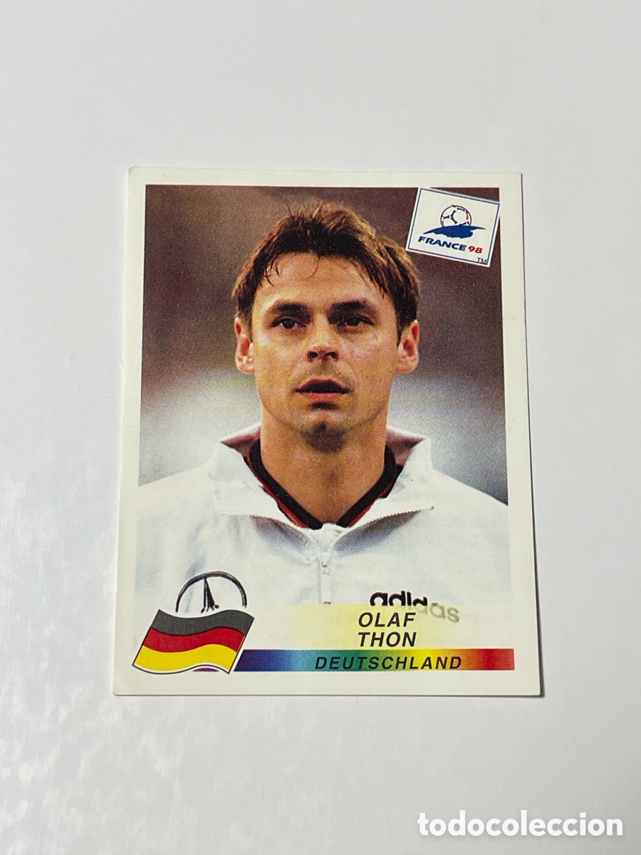 Cromos de f&uacute;tbol: Olaf Thon Alemania Panini Francia &lsquo;98 #375