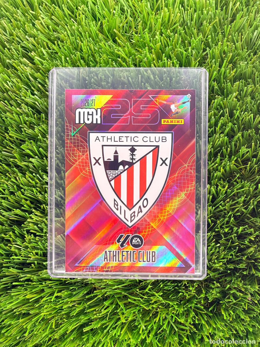 Cromos de f&uacute;tbol: N&ordm; 37 Escudo Athletic Club Megacracks 26 27