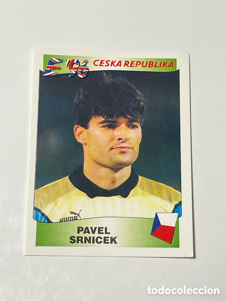 Cromos de f&uacute;tbol: Pavel Srnicek Rep&uacute;blica Checa Panini Euro Inglaterra &lsquo;96 #234