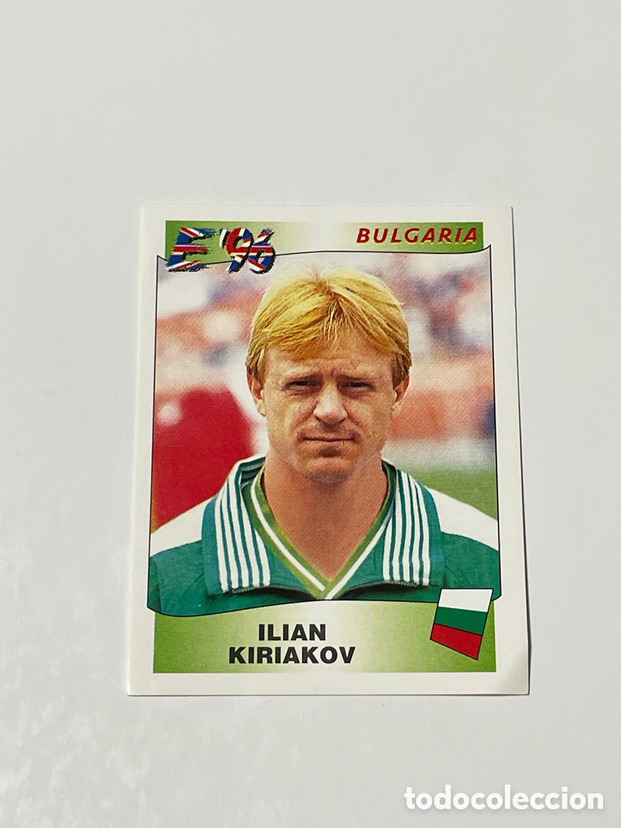 Cromos de f&uacute;tbol: Ilian Kiriakov Bulgaria Panini Euro Inglaterra &lsquo;96 #144