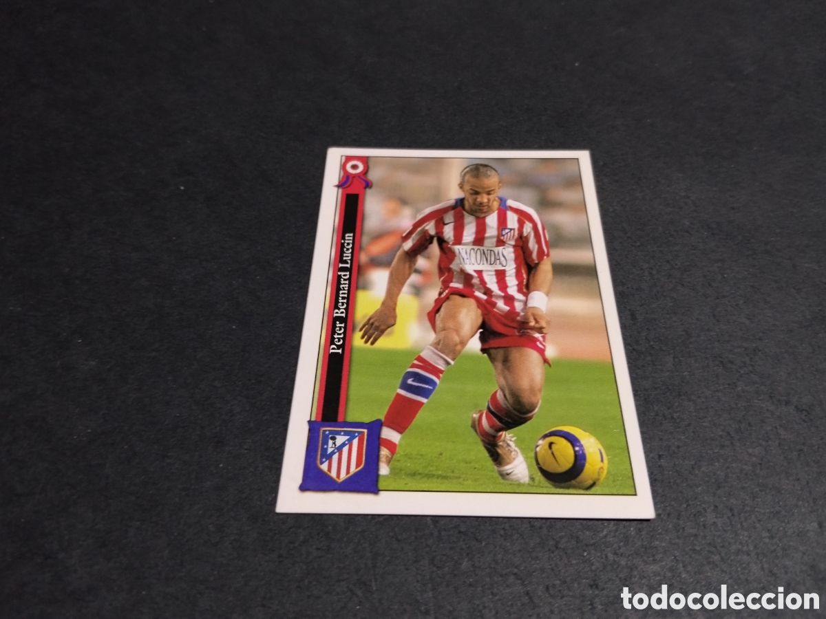 Cromos de f&uacute;tbol: Cromo futbol, Luccin,Atl&eacute;tico de Madrid