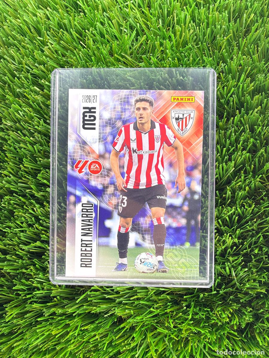 Cromos de f&uacute;tbol: N&ordm; 51 Robert Navarro Athletic Club Megacracks 26 27