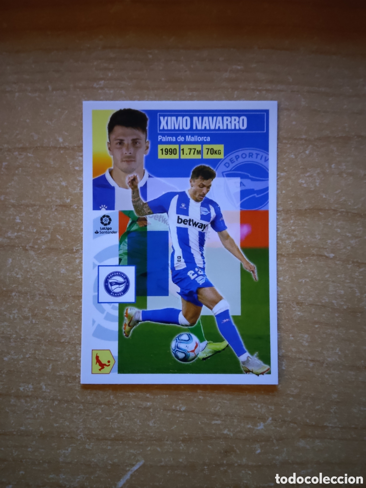 Cromos de f&uacute;tbol: 4 XIMO NAVARRO ALAVES LIGA ESTE 2020 2021