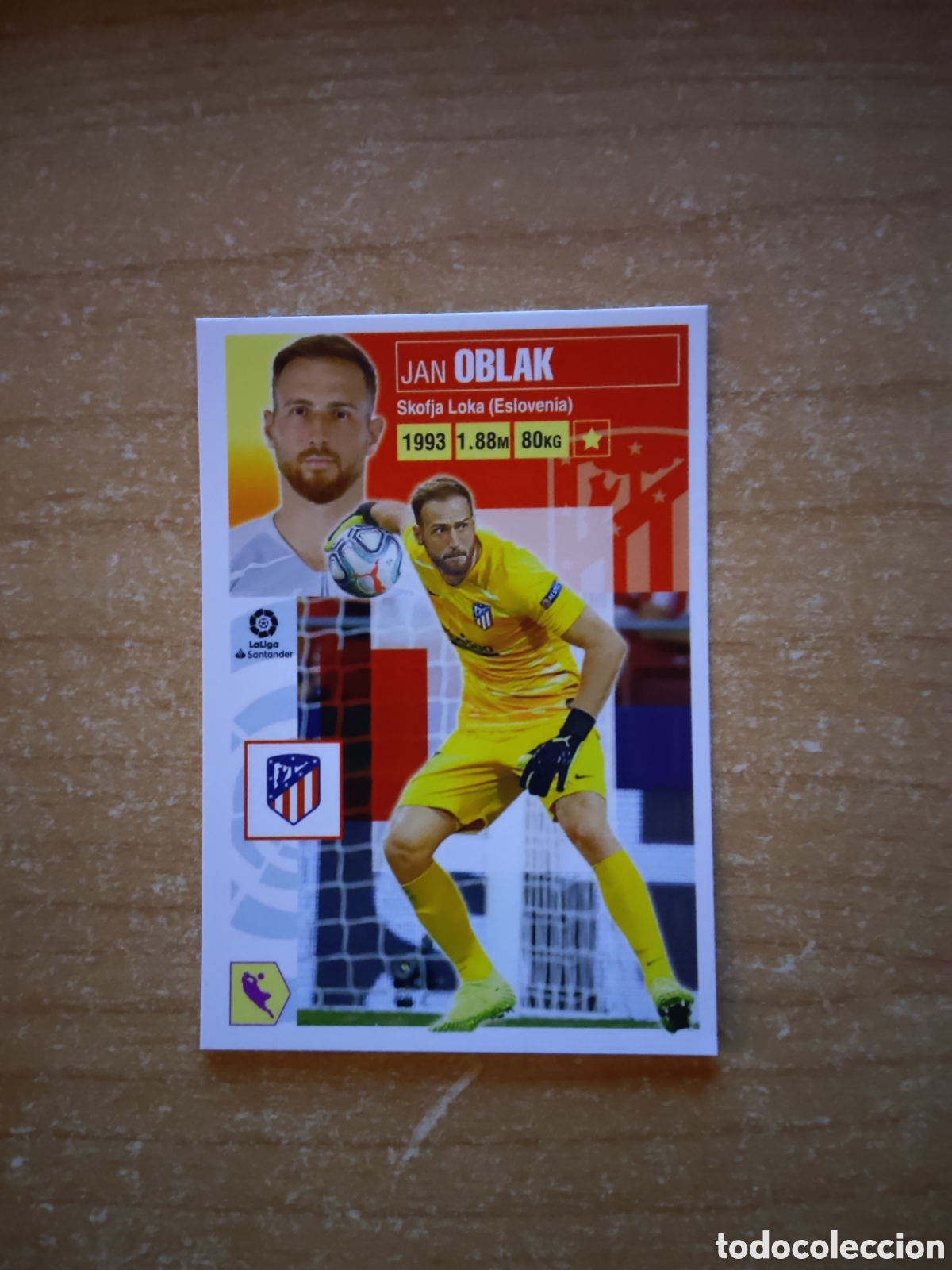 Cromos de f&uacute;tbol: 2 OBLAK ATLETICO MADRID LIGA ESTE 2020 2021