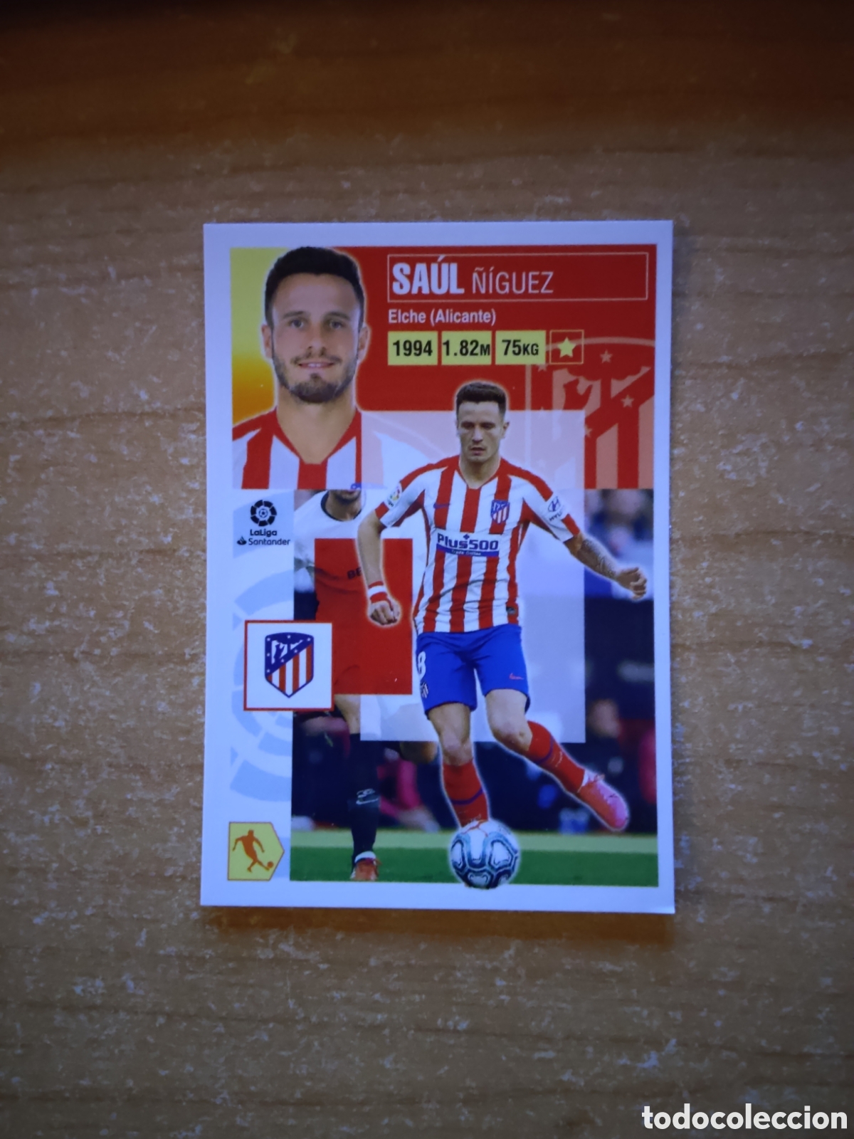 Cromos de f&uacute;tbol: 13 SAUL ATLETICO MADRID LIGA ESTE 2020 2021
