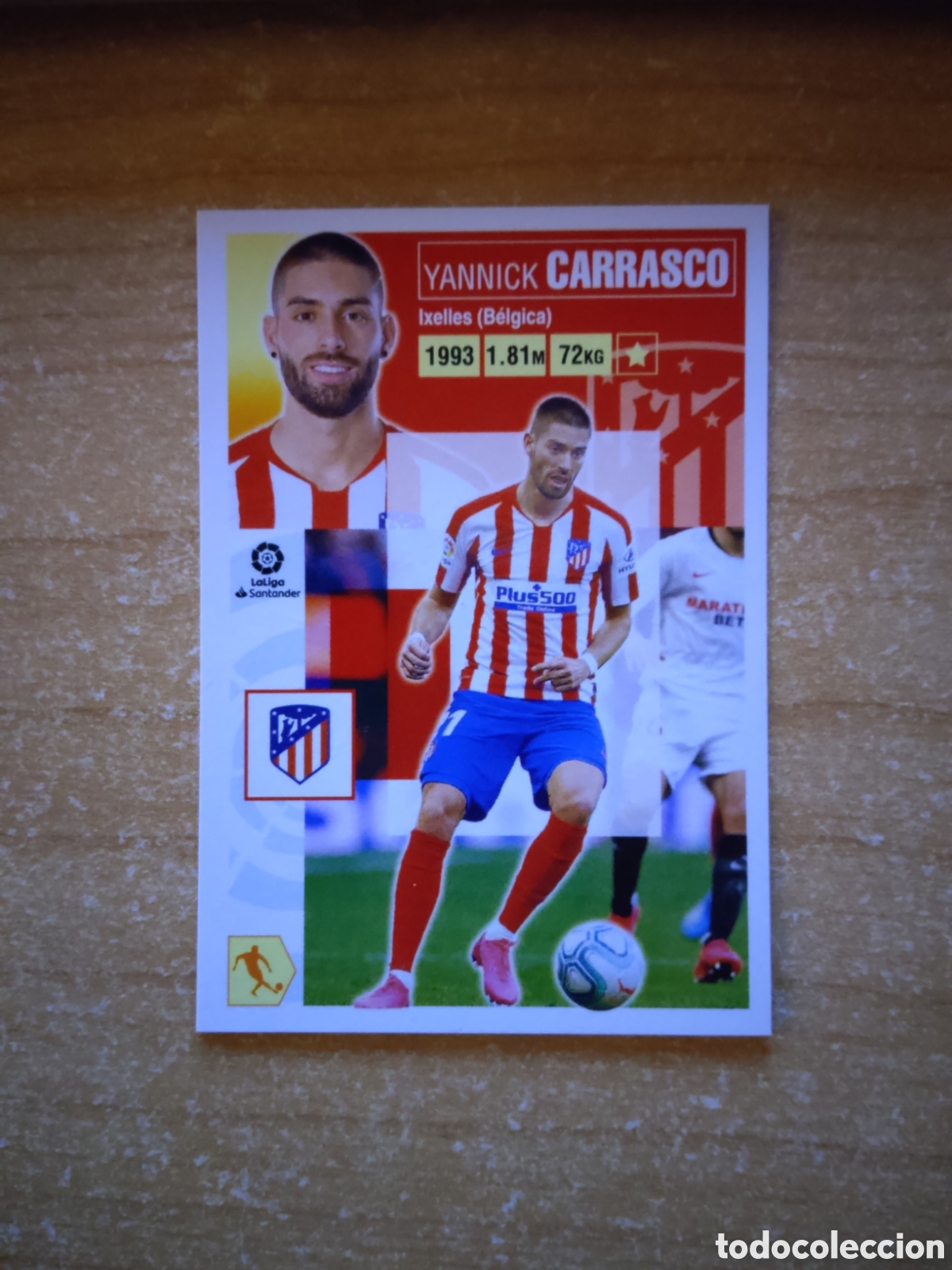 Cromos de f&uacute;tbol: 14 A CARRASCO ATLETICO MADRID LIGA ESTE 2020 2021