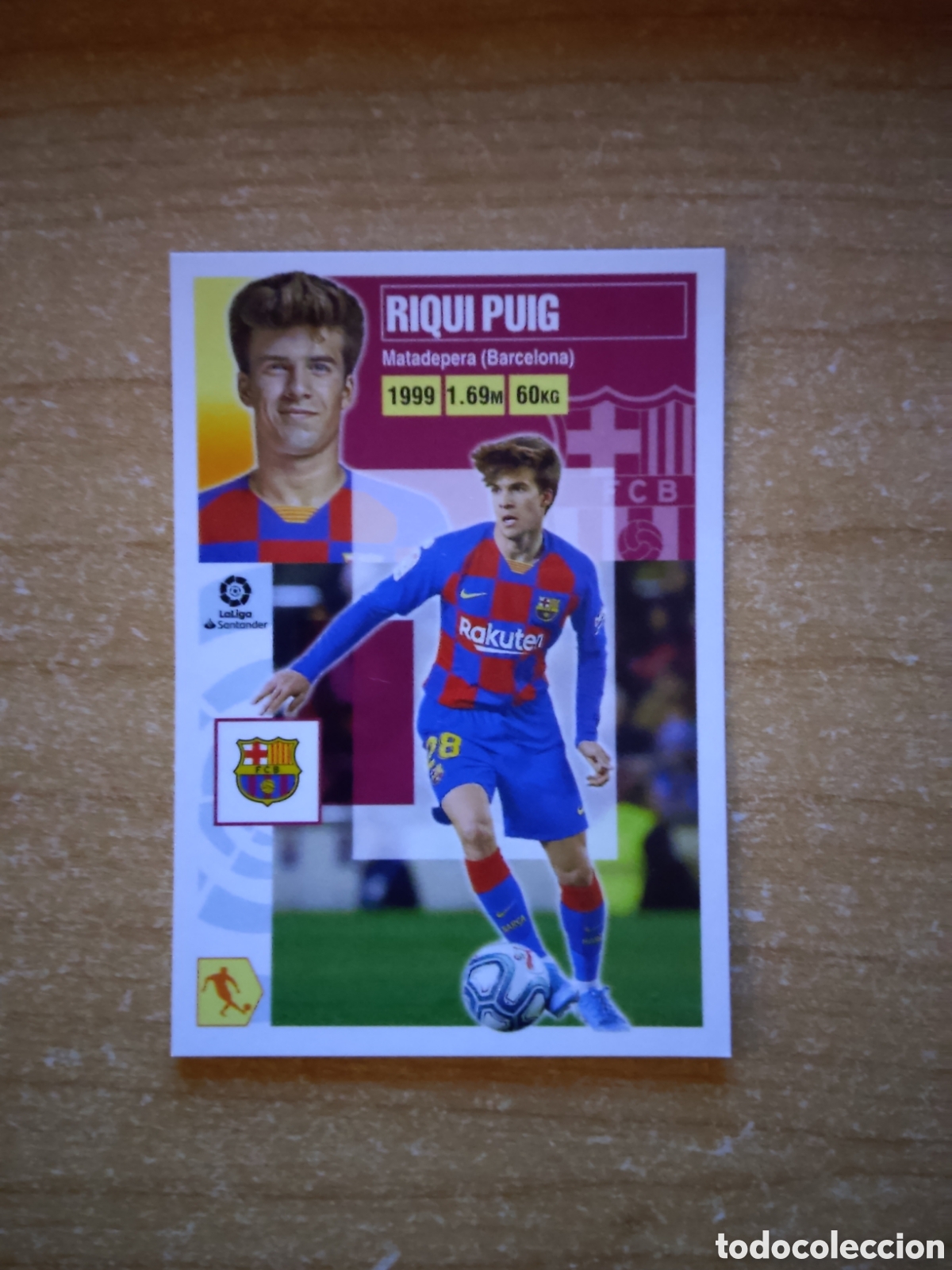 Cromos de f&uacute;tbol: 13 B RIQUI PUIG BARCELONA LIGA ESTE 2020 2021