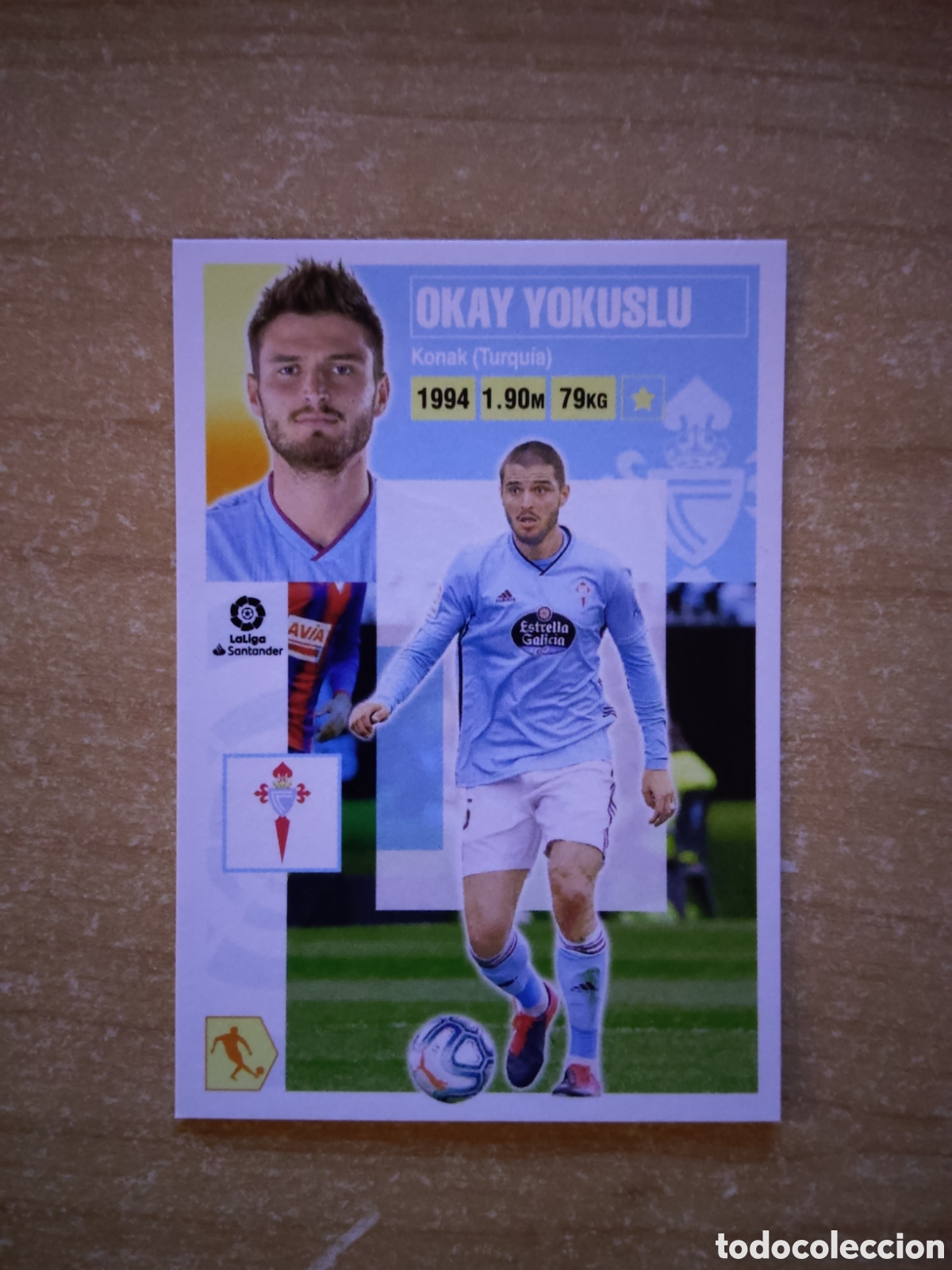 Cromos de f&uacute;tbol: 12 OKAY YOKUSLU CELTA VIGO LIGA ESTE 2020 2021