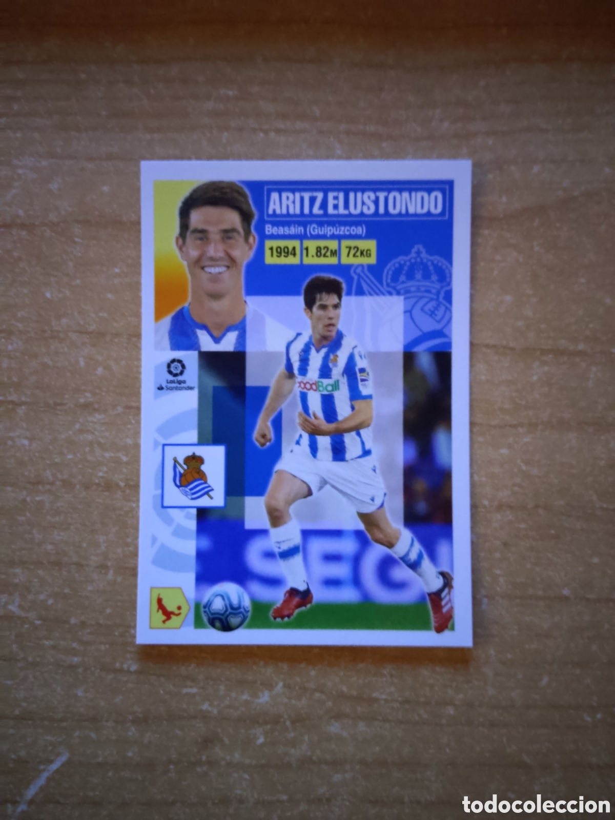 Cromos de f&uacute;tbol: 5 ARITZ ELUSTONDO REAL SOCIEDAD LIGA ESTE 2020 2021