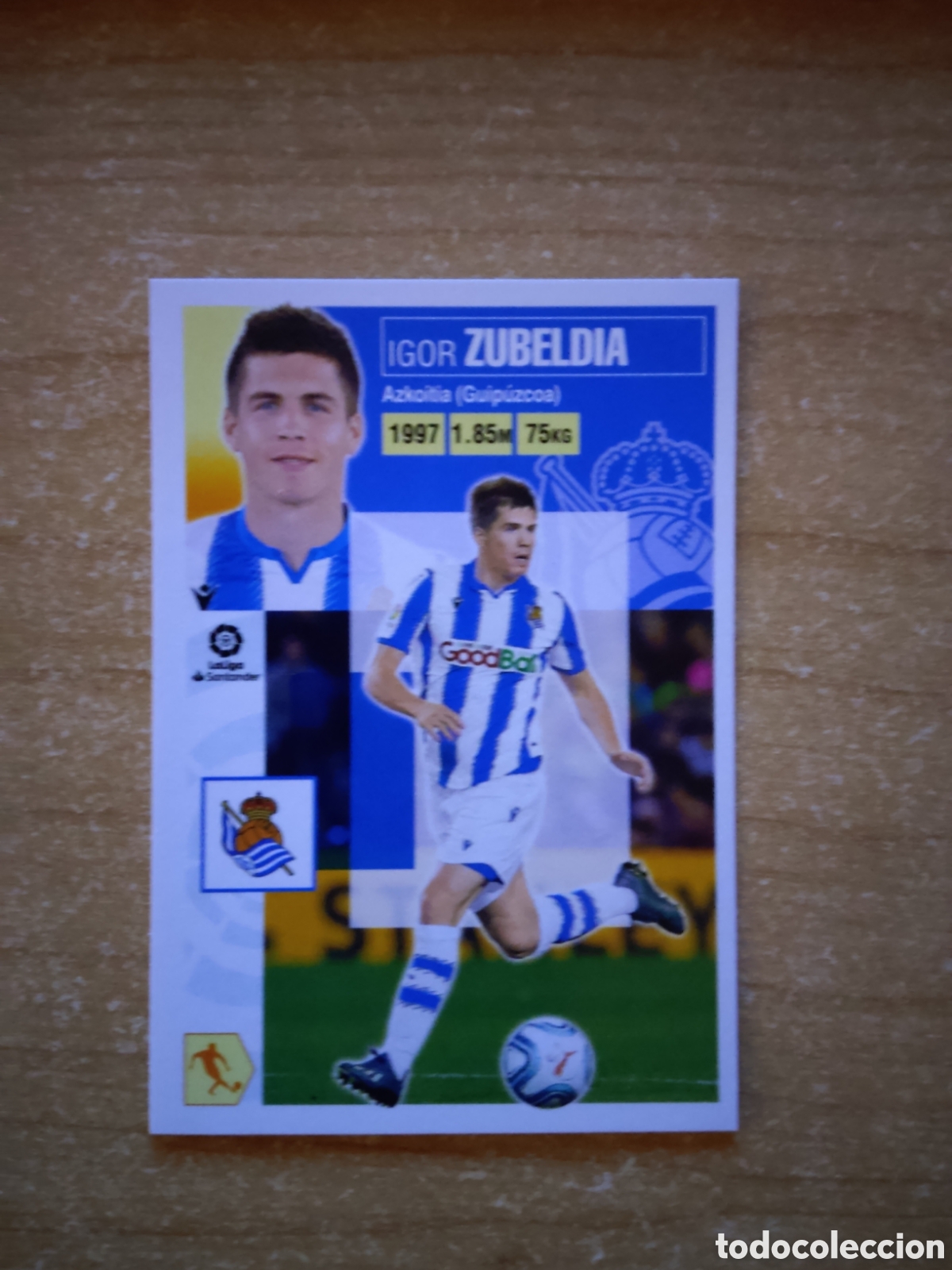 Cromos de f&uacute;tbol: 10 ZUBELDIA REAL SOCIEDAD LIGA ESTE 2020 2021