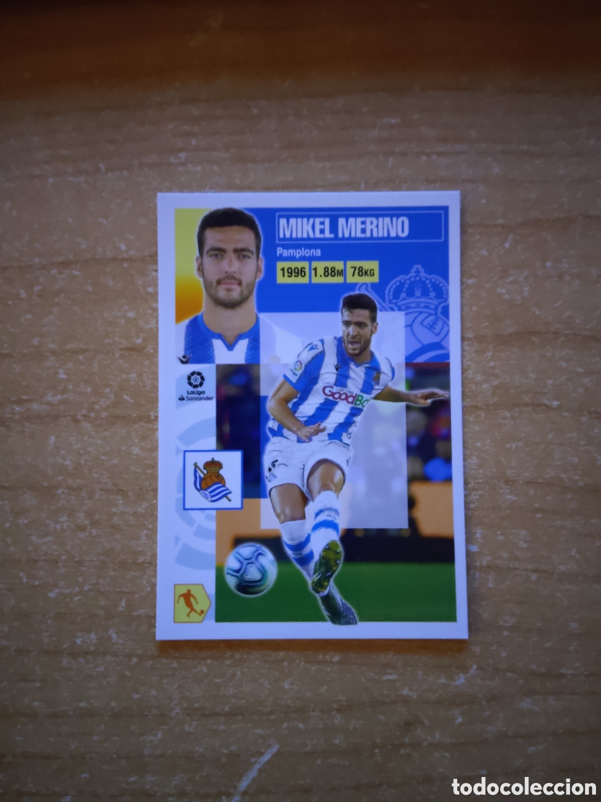 Cromos de f&uacute;tbol: 11 MIKEL MERINO REAL SOCIEDAD LIGA ESTE 2020 2021