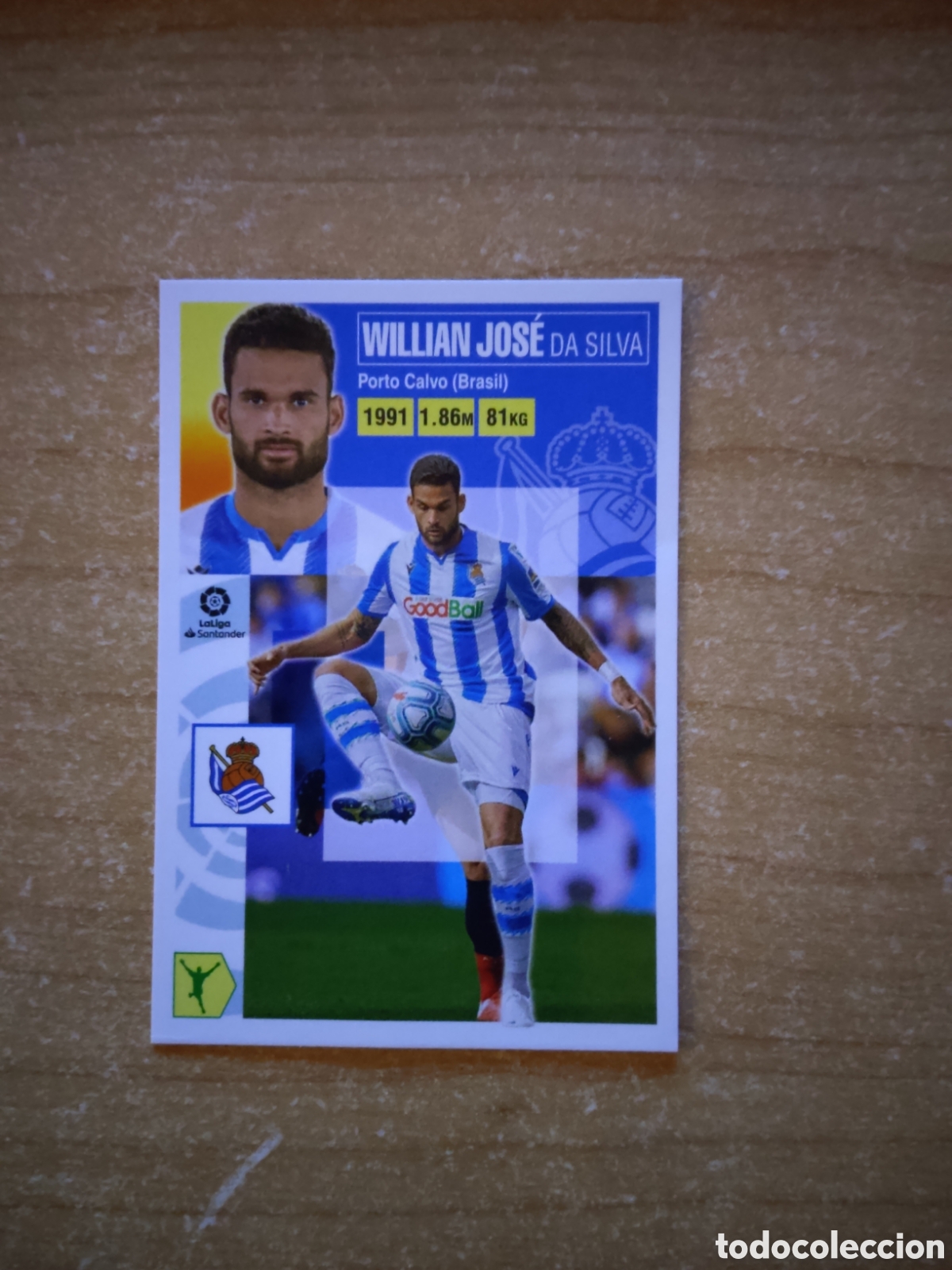 Cromos de f&uacute;tbol: 16 A WILLIAN JOSE REAL SOCIEDAD LIGA ESTE 2020 2021