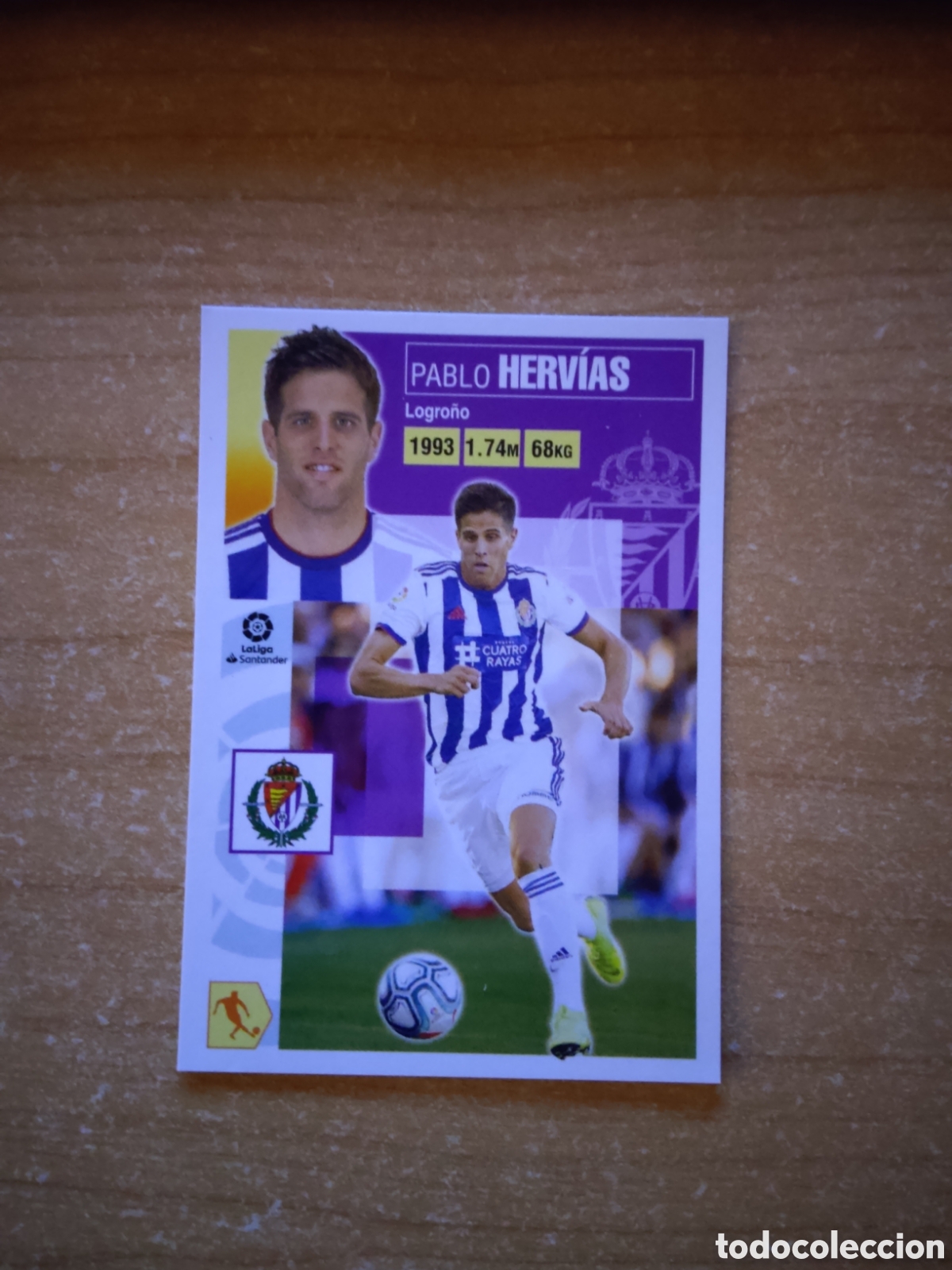 Cromos de f&uacute;tbol: 10 HERVIAS REAL VALLADOLID LIGA ESTE 2020 2021