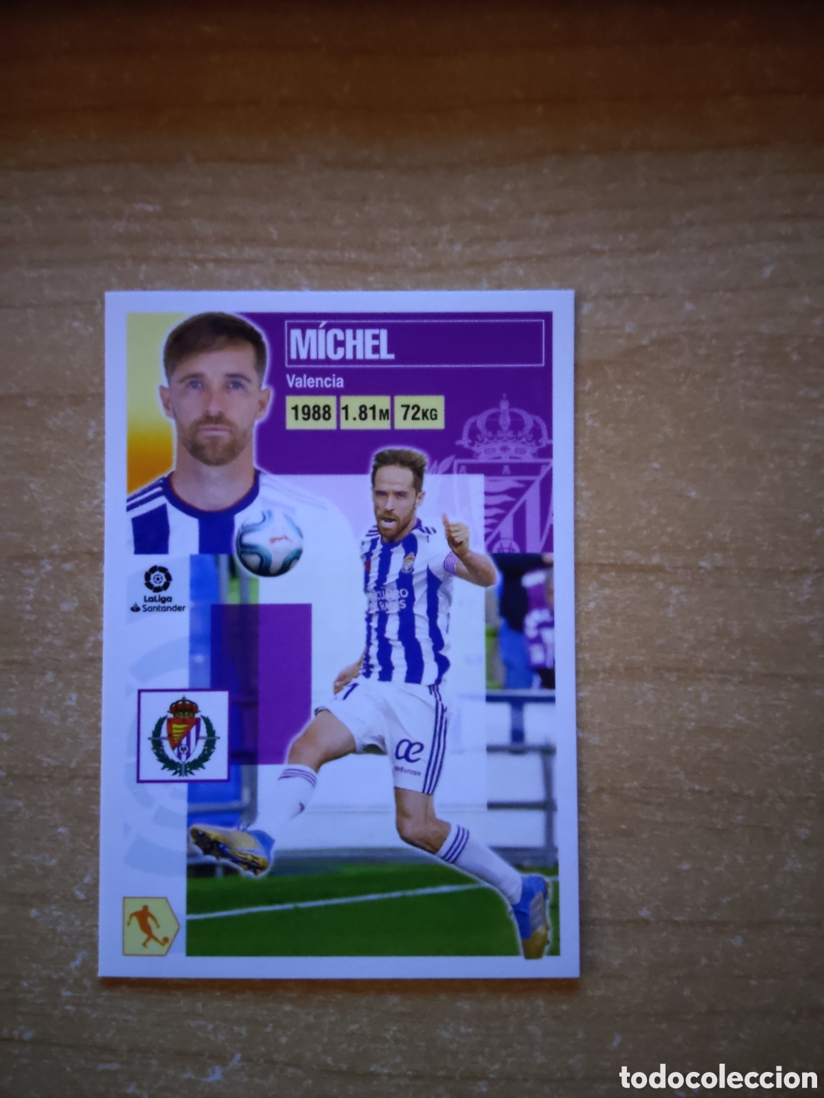 Cromos de f&uacute;tbol: 14 MICHEL VALLADOLID LIGA ESTE 2020 2021