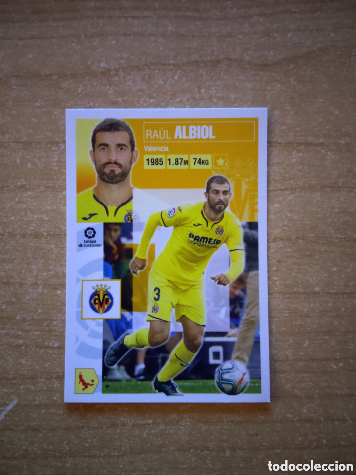Cromos de f&uacute;tbol: 8 RAUL ALBIOL VILLARREAL LIGA ESTE 2020 2021