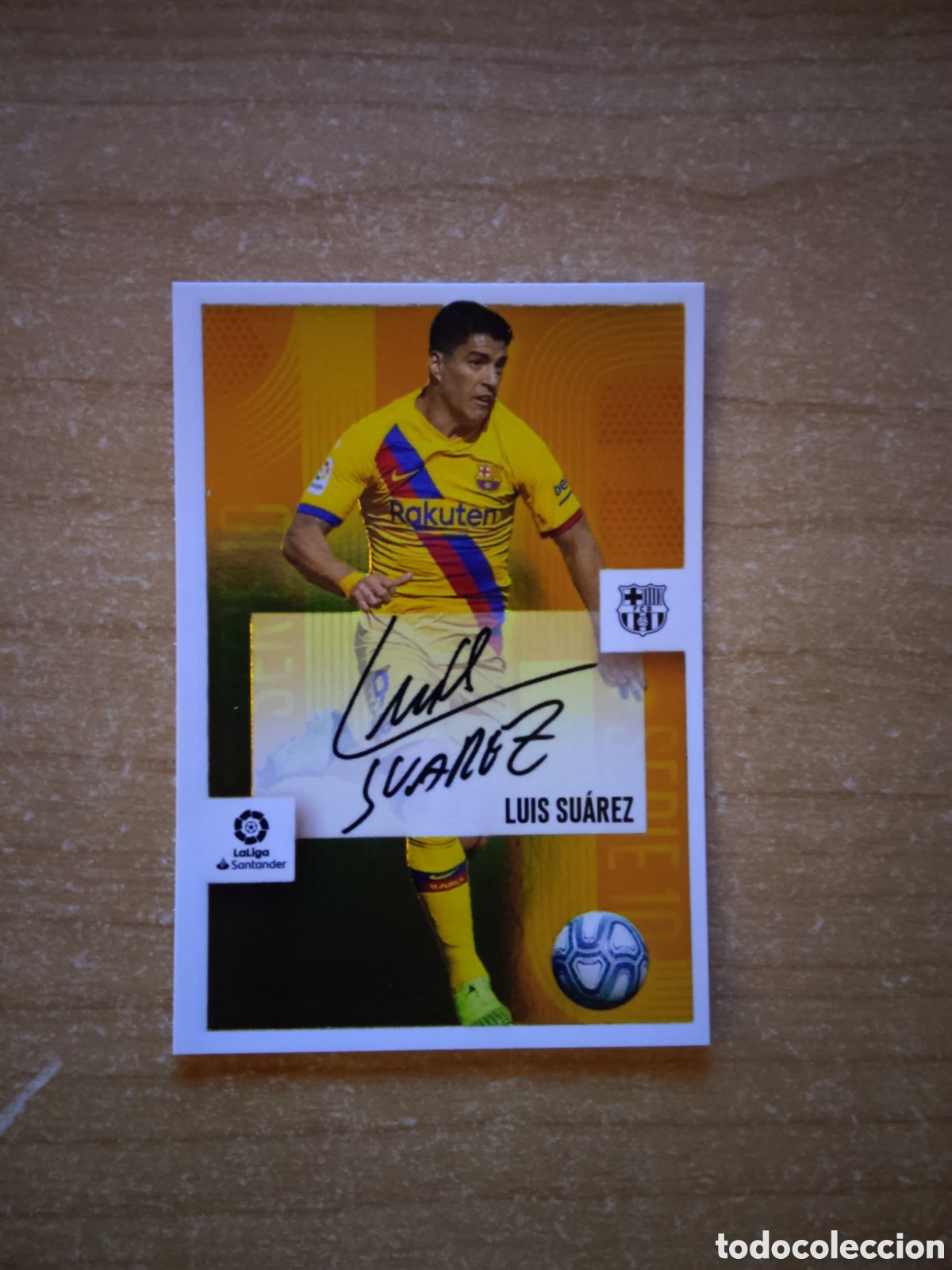 Cromos de f&uacute;tbol: 14 LUIS SUAREZ SERIE 10 BARCELONA LIGA ESTE 2020 2021