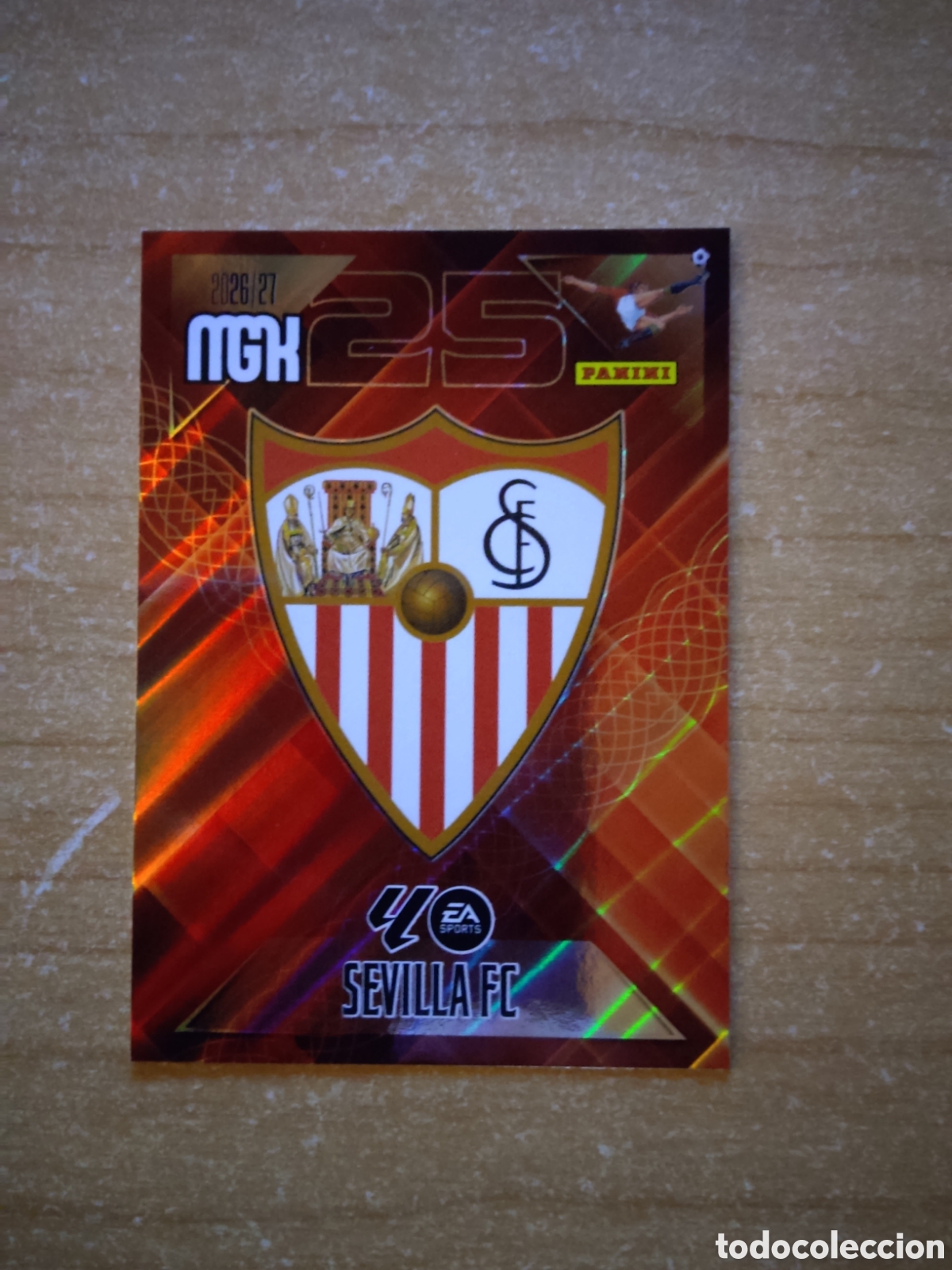 Cromos de f&uacute;tbol: 325 ESCUDO SEVILLA MEGACRACKS 2026 2027