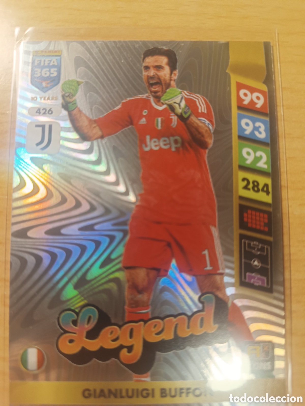 Cromos de f&uacute;tbol: 426 GIANLUIGI BUFFON LEGEND JUVENTUS FIFA 365 2024 2025 PANINI 24 25