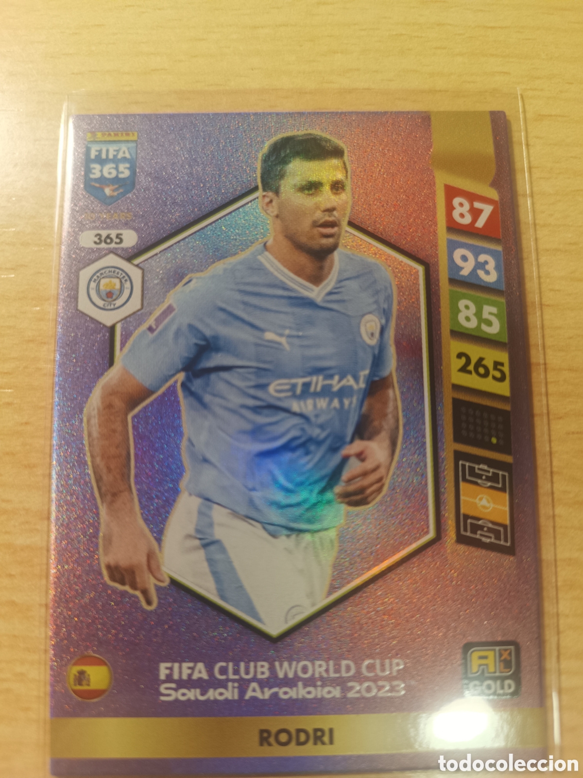 Cromos de f&uacute;tbol: 365 RODRI HERN&Aacute;NDEZ MANCHESTER CITY FIFA CLUB WORLD CUP 2023 FIFA 365 2024 2025 PANINI 24 25