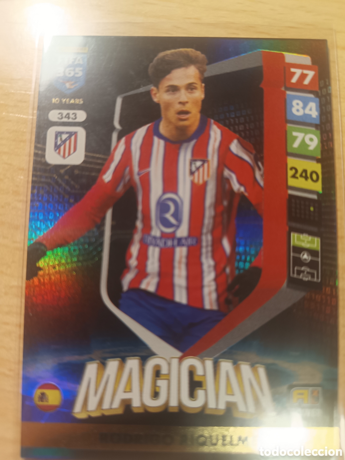 Cromos de f&uacute;tbol: 343 RODRIGO RIQUELME MAGICIAN ATL&Eacute;TICO DE MADRID FIFA 365 2024 2025 PANINI 24 25