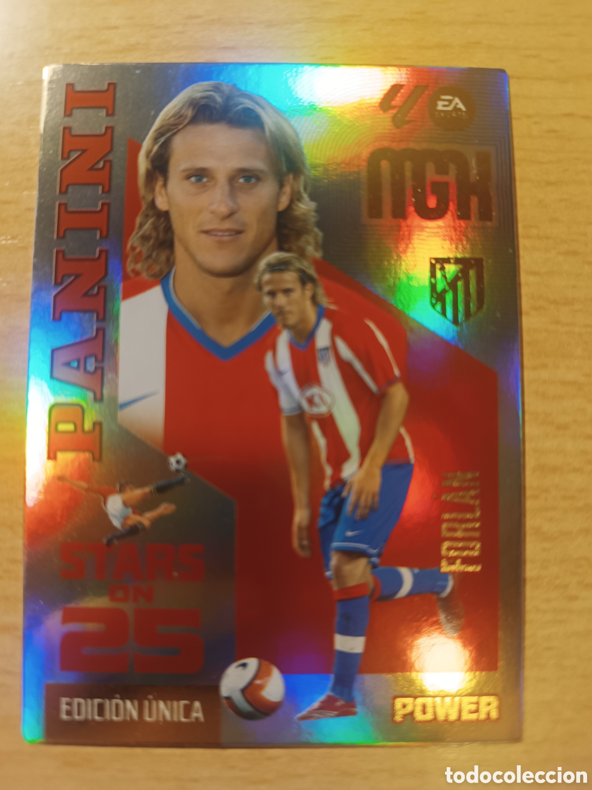 Cromos de f&uacute;tbol: DIEGO FORLAN ATL&Eacute;TICO DE MADRID STARS ON 25 POWER MEGACRACKS EDICI&Oacute;N UNICA 2026 2027 PANINI 26 27