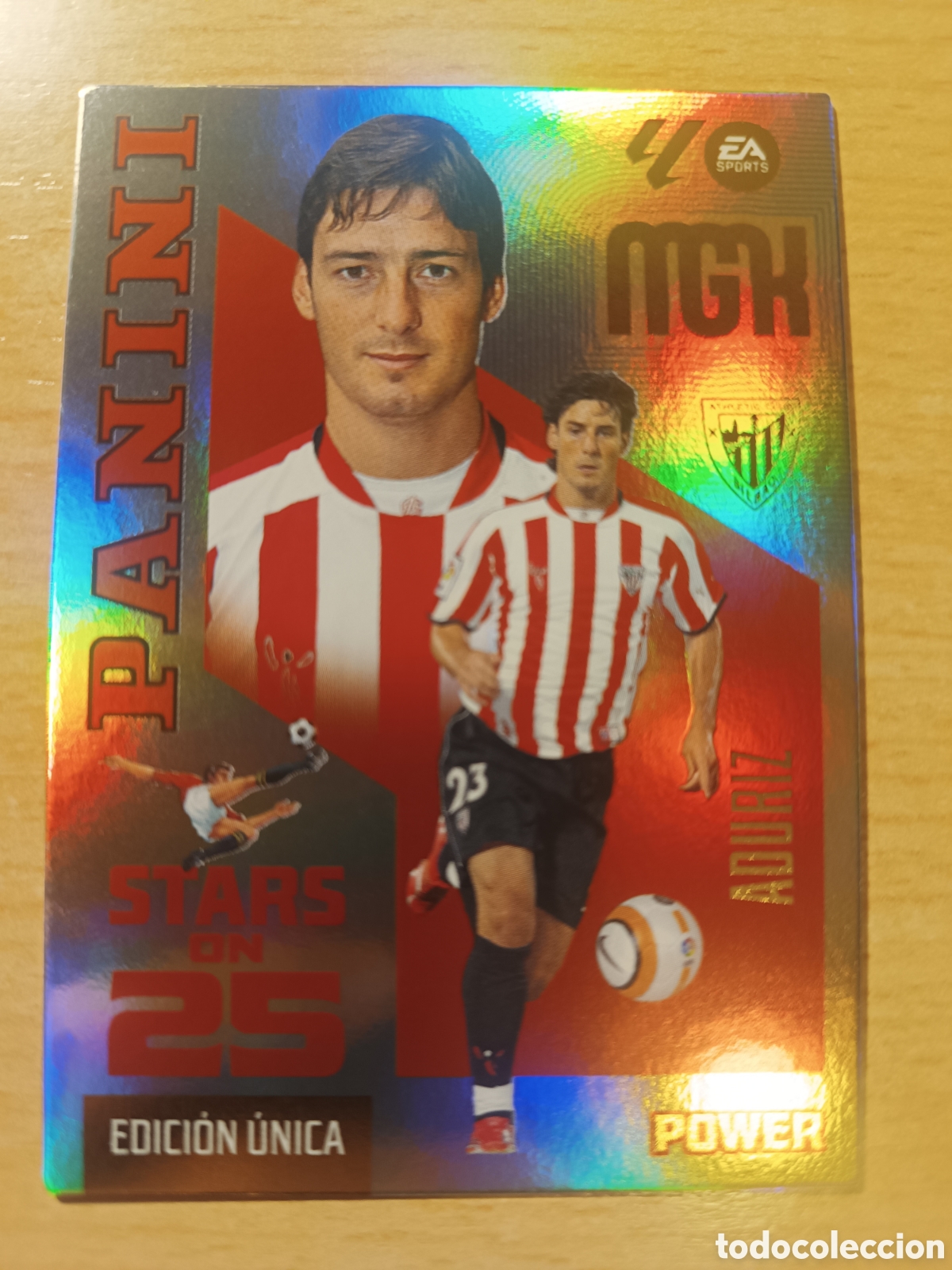 Cromos de f&uacute;tbol: ADURIZ ATHLETIC CLUB DE BILBAO STARS ON 25 POWER MEGACRACKS EDICI&Oacute;N UNICA 2026 2027 PANINI 26 27