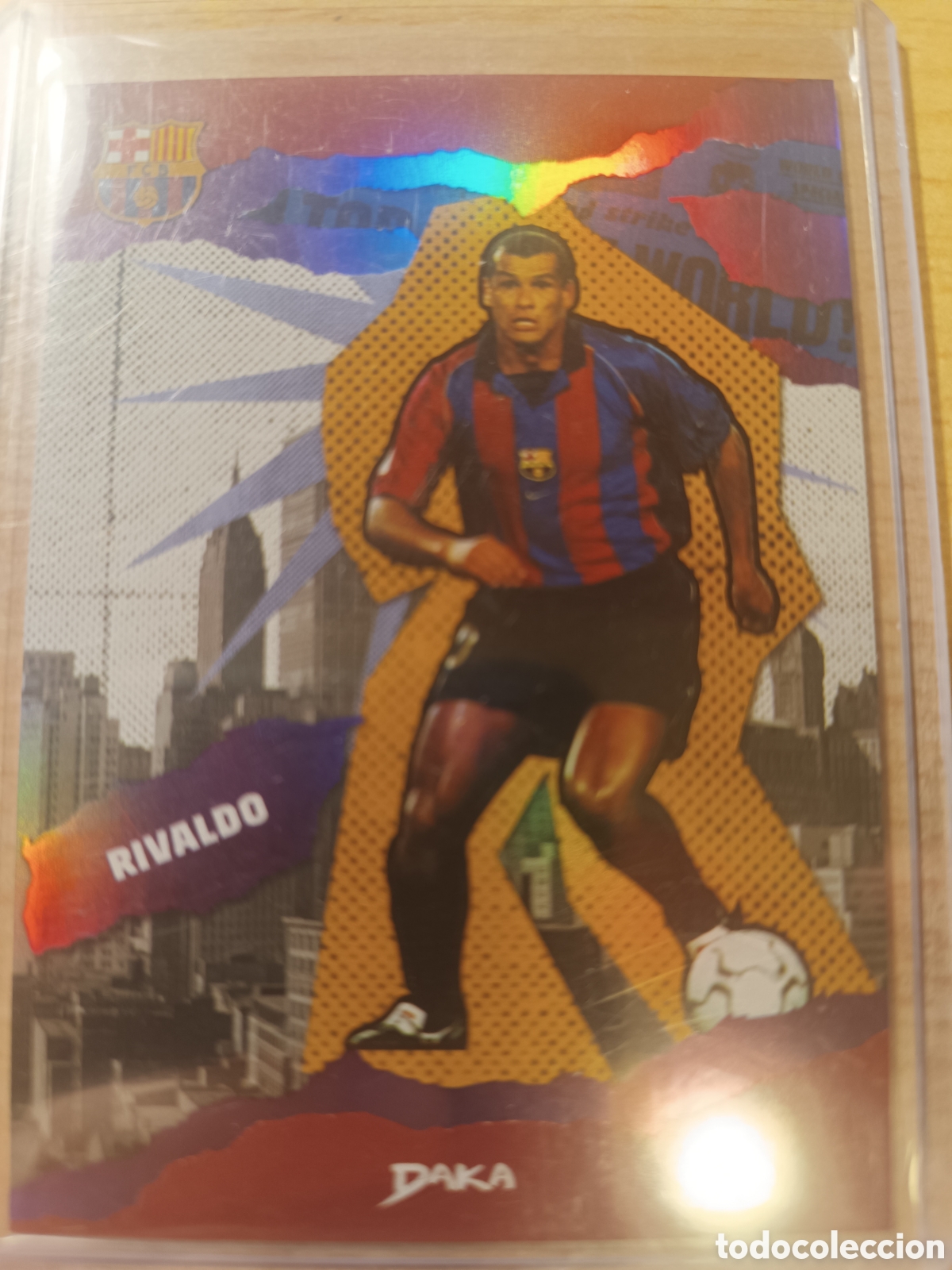 Cromos de f&uacute;tbol: RIVALDO /175 NUMERADA DAKA AUDIENCE FC BARCELONA 2024 2025 24 25