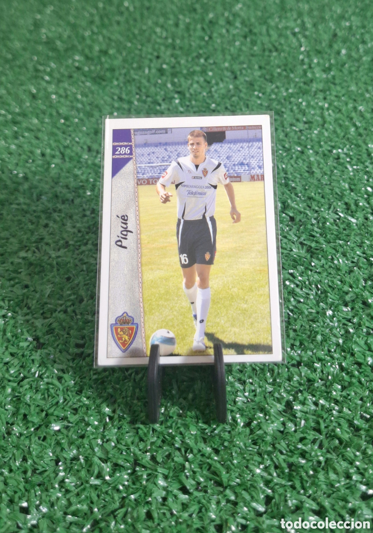 Cromos de f&uacute;tbol: PIQU&Eacute; ROOKIE ZARAGOZA 2007