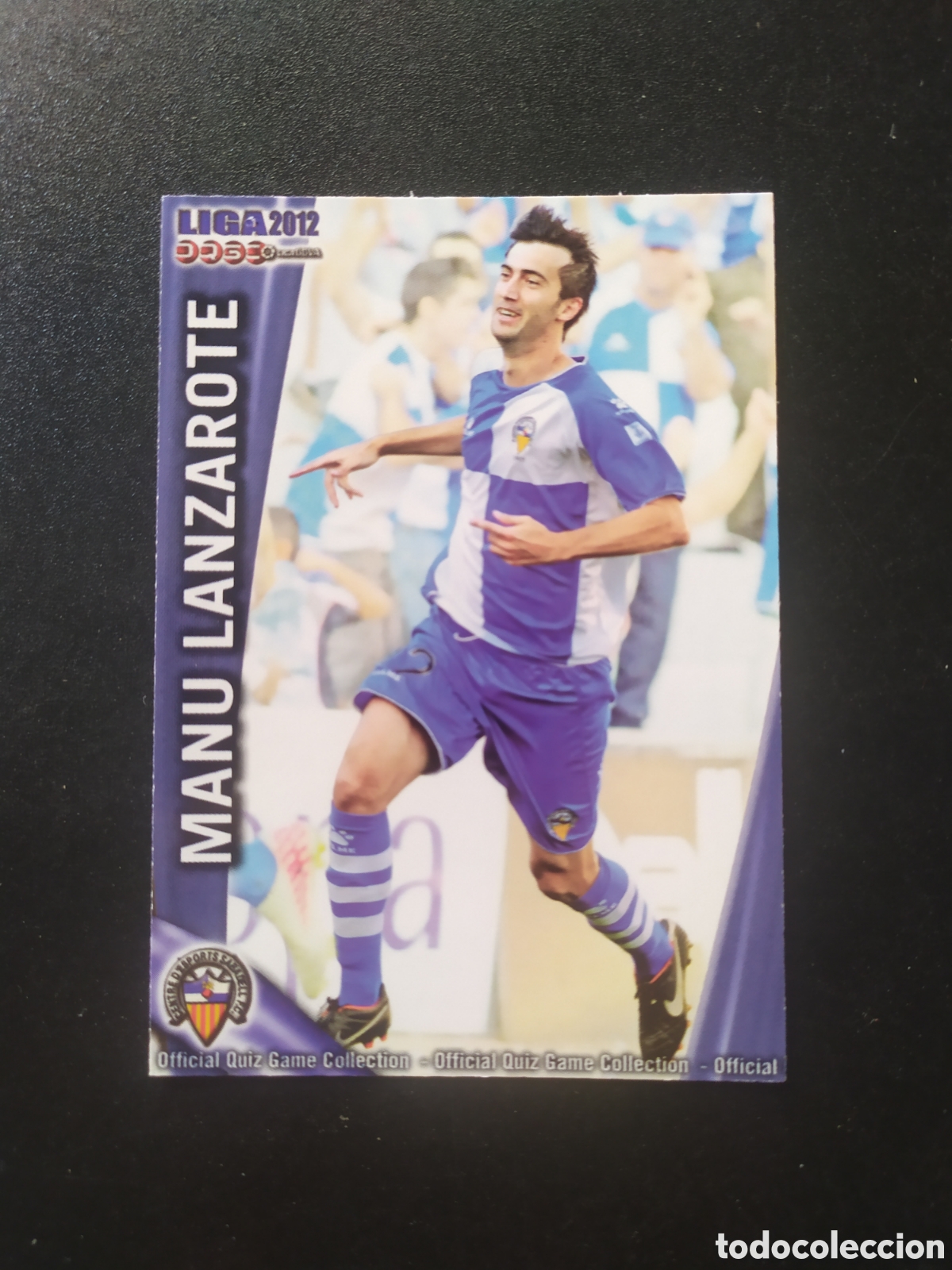 Cromos de f&uacute;tbol: Mundicromo fichas Liga 2011 2012 11 12 Manu Lanzarote n&deg; 1100 Sabadell