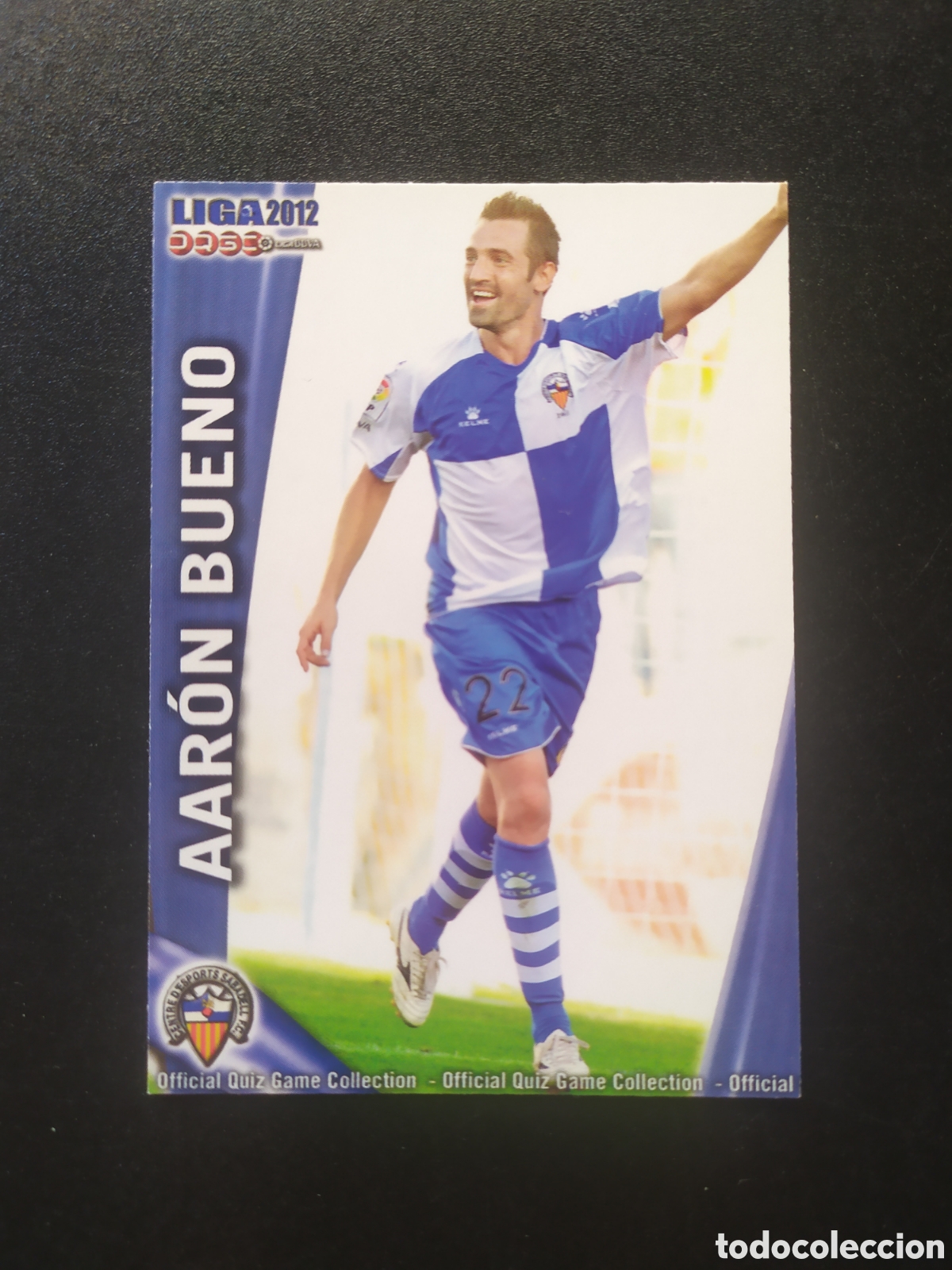 Cromos de f&uacute;tbol: Mundicromo fichas Liga 2011 2012 11 12 Aaron Bueno n&deg; 1106 Sabadell