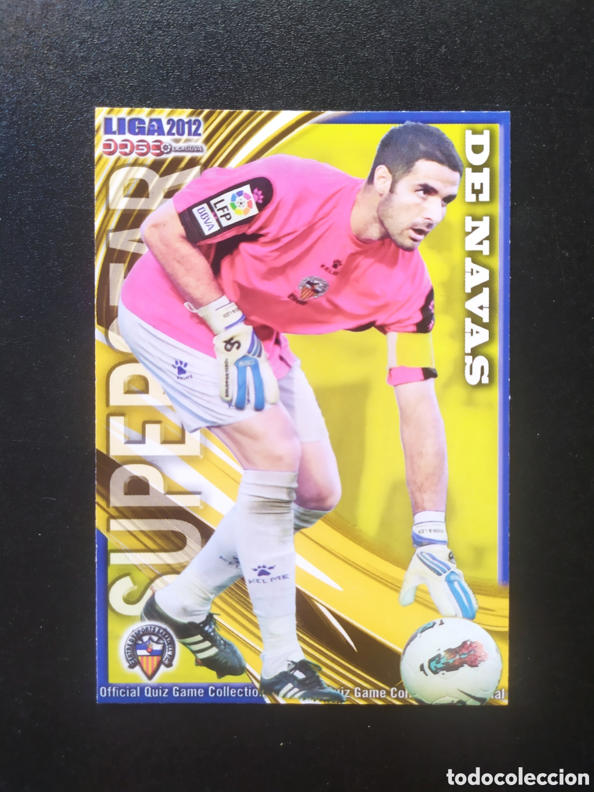 Cromos de f&uacute;tbol: Mundicromo fichas Liga 2011 2012 11 12 De Navas superstar mate n&deg; 1110 Sabadell