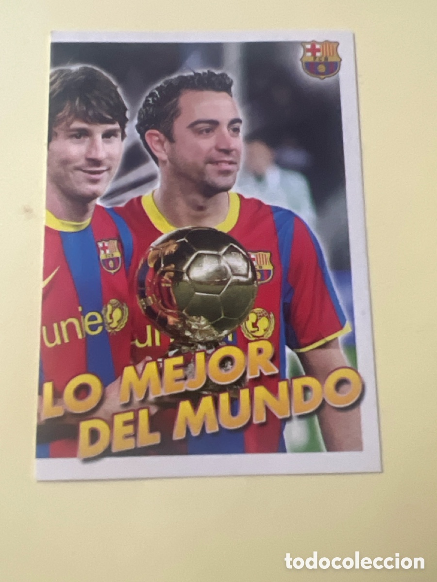 Cromos de f&uacute;tbol: C5592. PANINI F.C. FC BARCELONA 2010-2011 10 11 N&ordm; 3 MASIA DE ORO SIN PEGAR