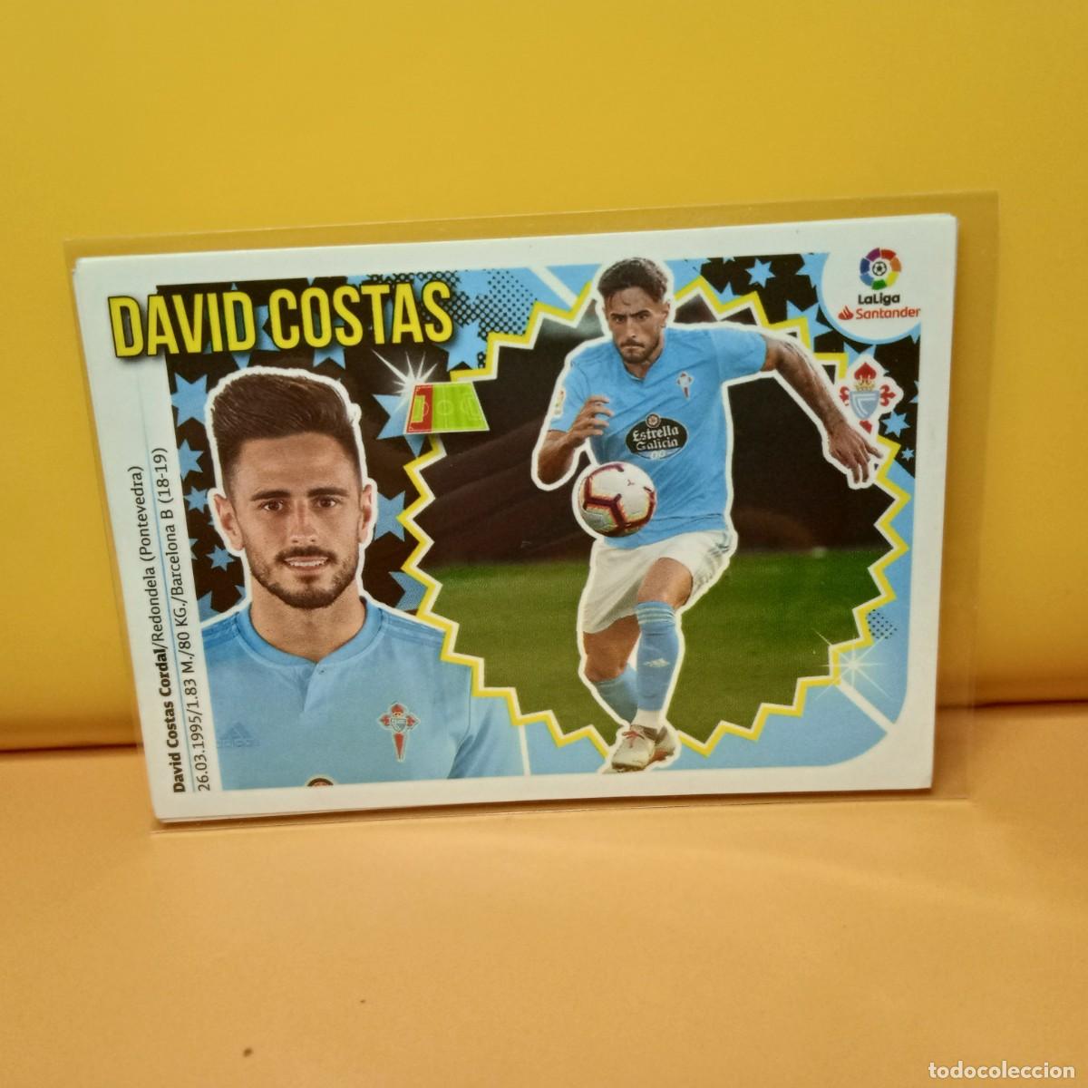 Fu&szlig;ball-Sticker: EDICIONES ESTE 2018 2019 18 19 CELTA DE VIGO DAVID COSTAS 4B 4 B (4&ordf; EDICI&Oacute;N)
