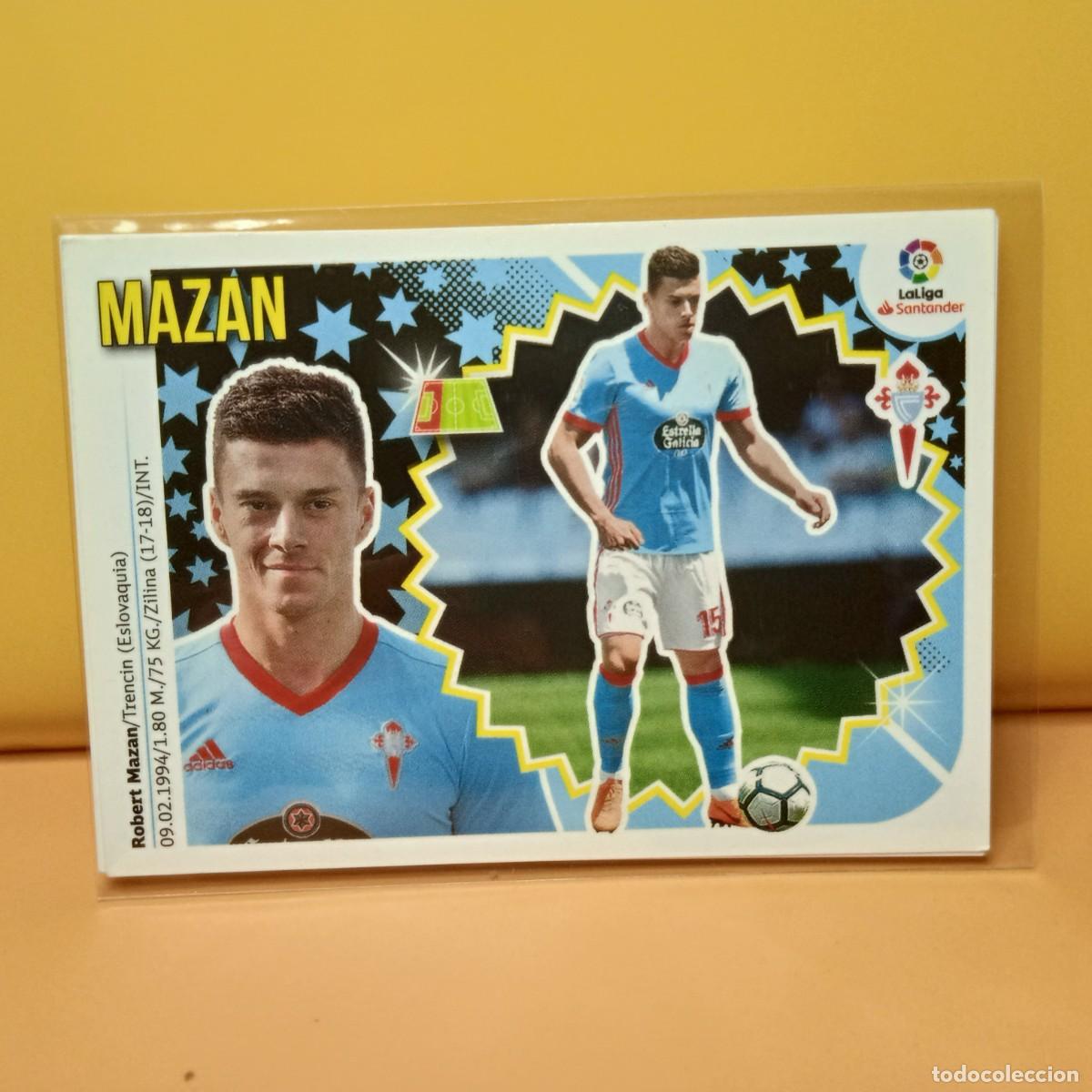 Cromos de f&uacute;tbol: EDICIONES ESTE 2018 2019 18 19 CELTA DE VIGO MAZAN 7B 7 B (2&ordf; EDICI&Oacute;N)
