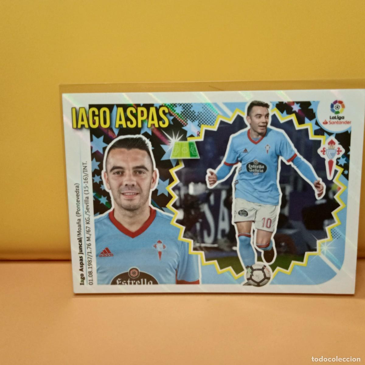 Cromos de f&uacute;tbol: EDICIONES ESTE 2018 2019 18 19 CELTA DE VIGO IAGO ASPAS 14