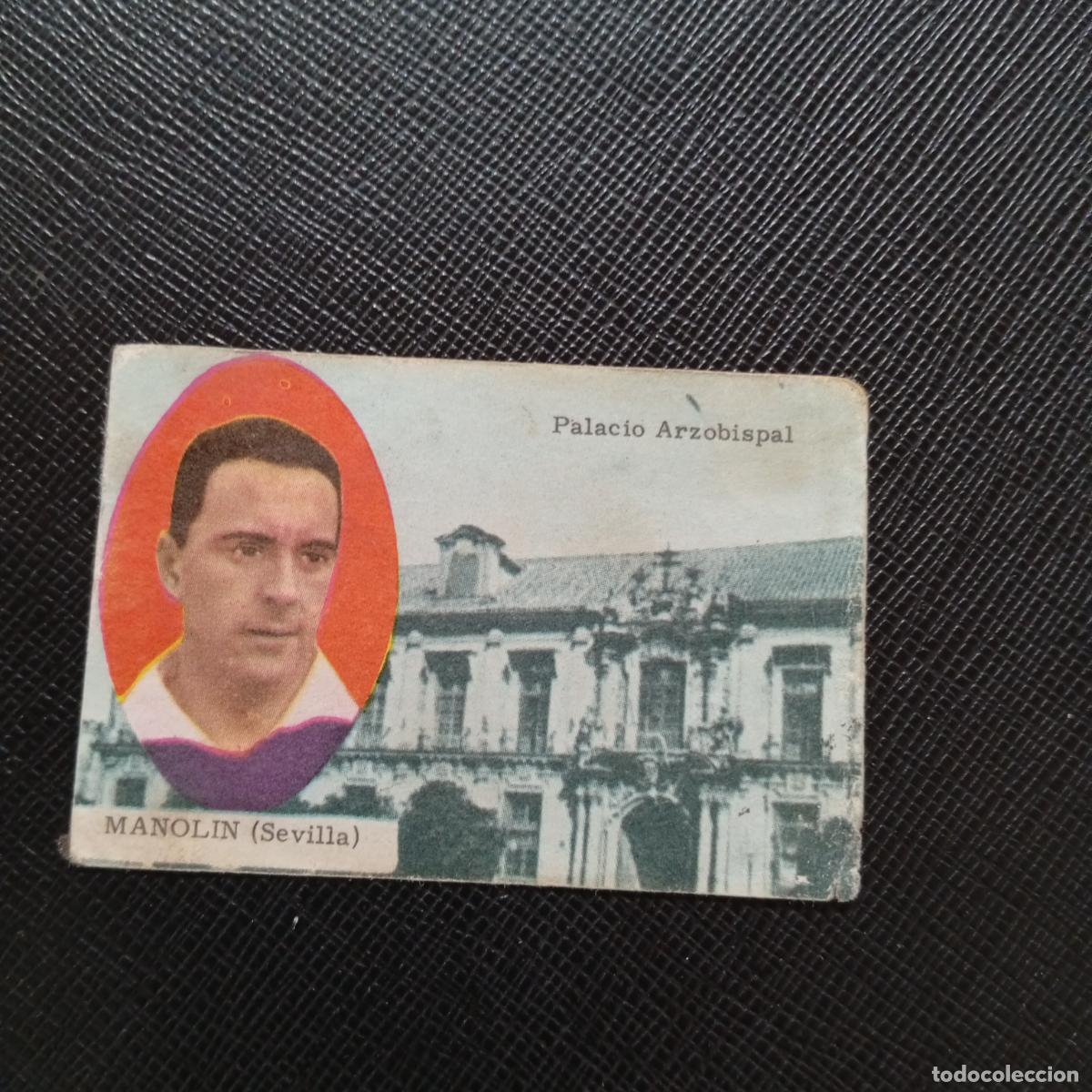 Cromos de f&uacute;tbol: MANOLIN SEVILLA FHER 1963 1964 CROMO FUTBOL 63 64 LIGA - DESPEGADO - A139 PG352